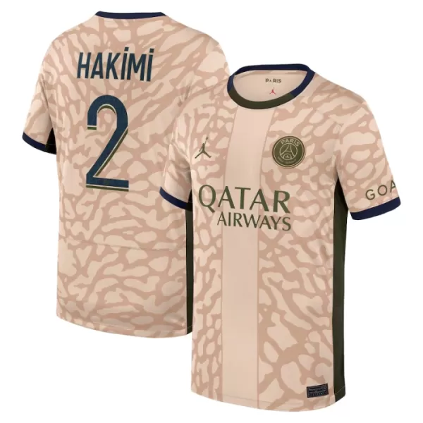 Camisolas Paris Saint-Germain Achraf Hakimi 2 Equipamento 4ª Jordan 23/24