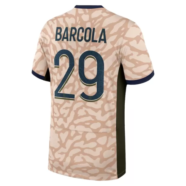 Camisolas Paris Saint-Germain Bradley Barcola 29 Equipamento 4ª Jordan 23/24