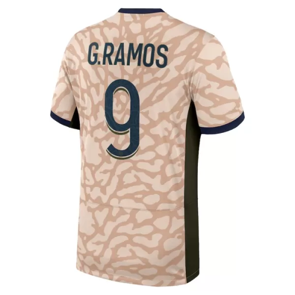 Camisolas Paris Saint-Germain Goncalo Ramos 9 Equipamento 4ª Jordan 23/24