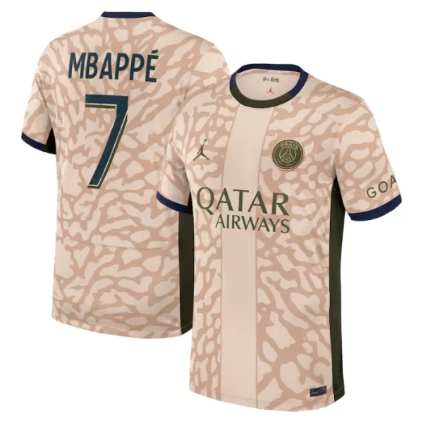 Camisolas Paris Saint-Germain Kylian Mbappé 7 Equipamento 4ª Jordan 23/24