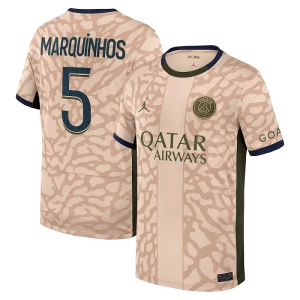 Camisolas Paris Saint-Germain Lucas Marquinhos 5 Equipamento 4ª Jordan 23/24