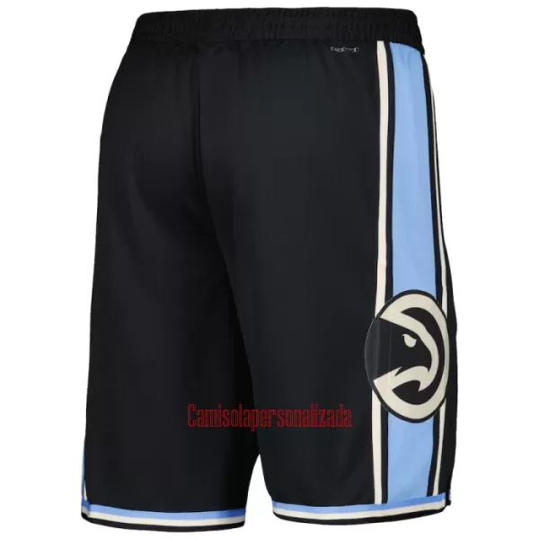 Calções NBA Atlanta Hawks City Edition Swingman Preto