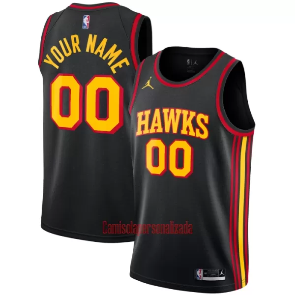 Camisolas Atlanta Hawks Statement Edition 23/24 Swingman Preto