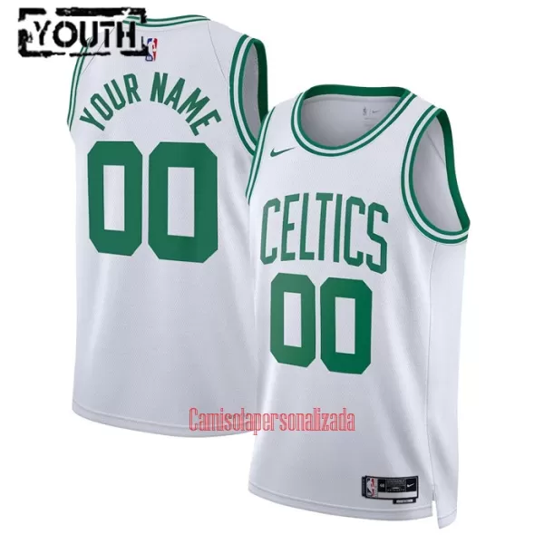 Camisolas Boston Celtics Criança Association Edition 23/24 Swingman Branco