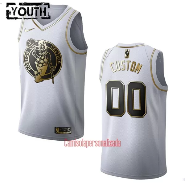 Camisolas Boston Celtics Criança Golden Edition Swingman Branco