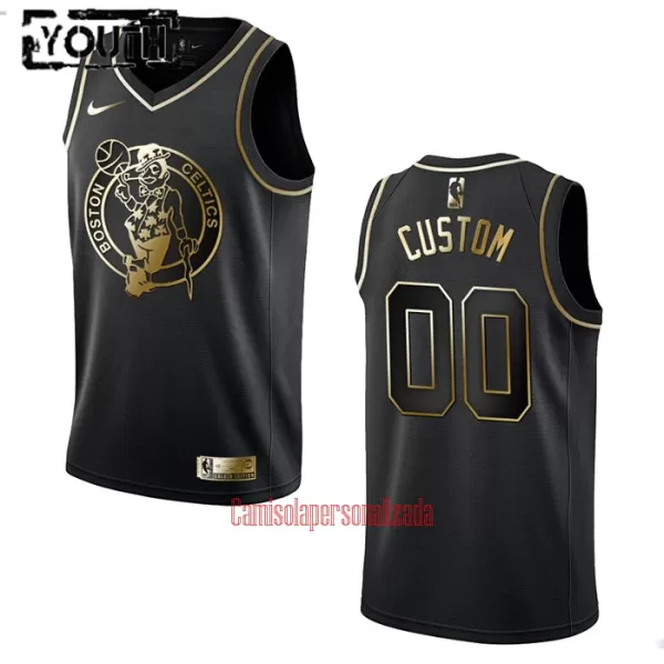 Camisolas Boston Celtics Criança Golden Edition Swingman Preto