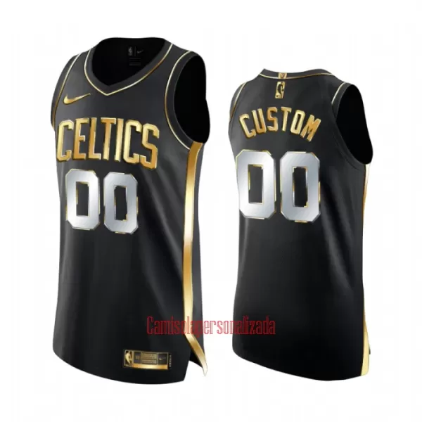 Limited Camisolas Boston Celtics Golden Edition Swingman Preto