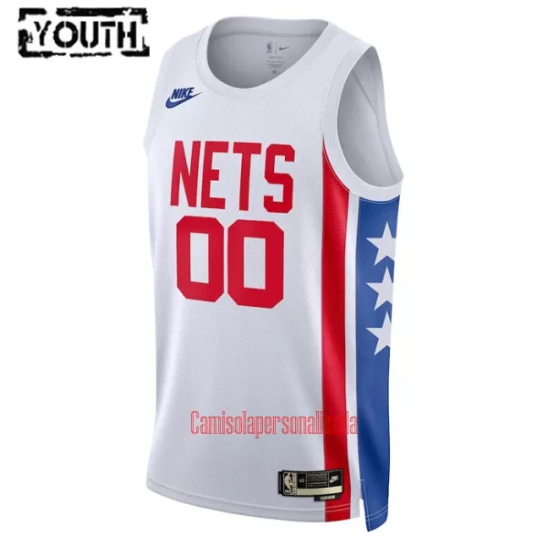 Camisolas Brooklyn Nets Criança Classic Edition Swingman Branco