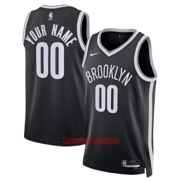 Camisolas Brooklyn Nets Icon Edition 23/24 Swingman Preto