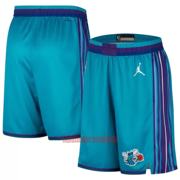 Calções NBA Charlotte Hornets Classic Edition Swingman Marinha