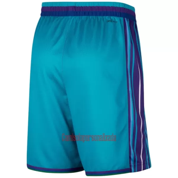 Calções NBA Charlotte Hornets Classic Edition Swingman Marinha