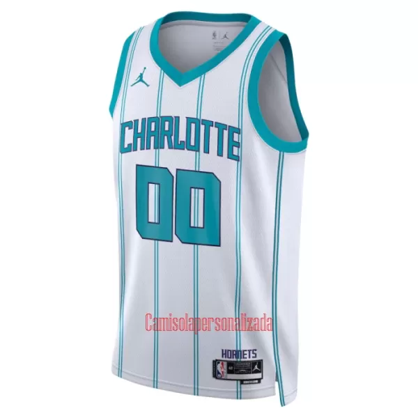 Camisolas Charlotte Hornets Association Edition 23/24 Swingman Branco