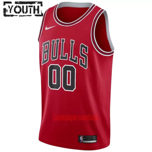 Camisolas Chicago Bulls Criança Icon Edition 23/24 Swingman Vermelho