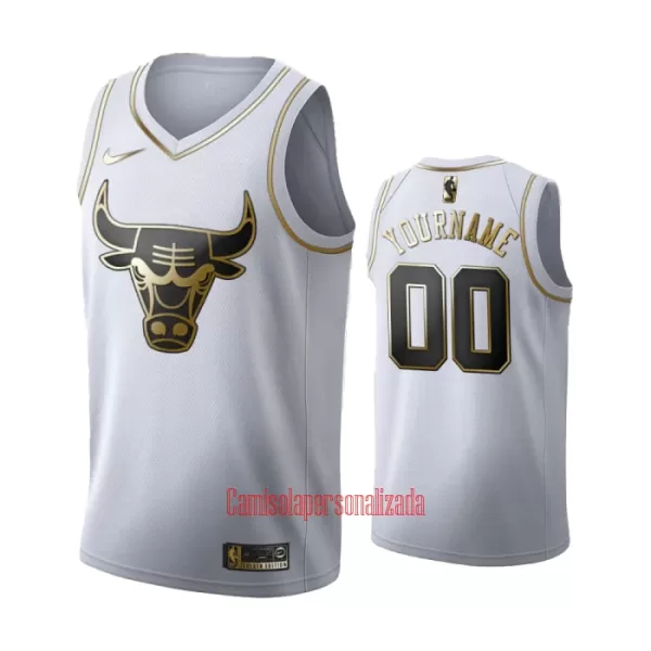 Camisolas Chicago Bulls Golden Edition Swingman Branco