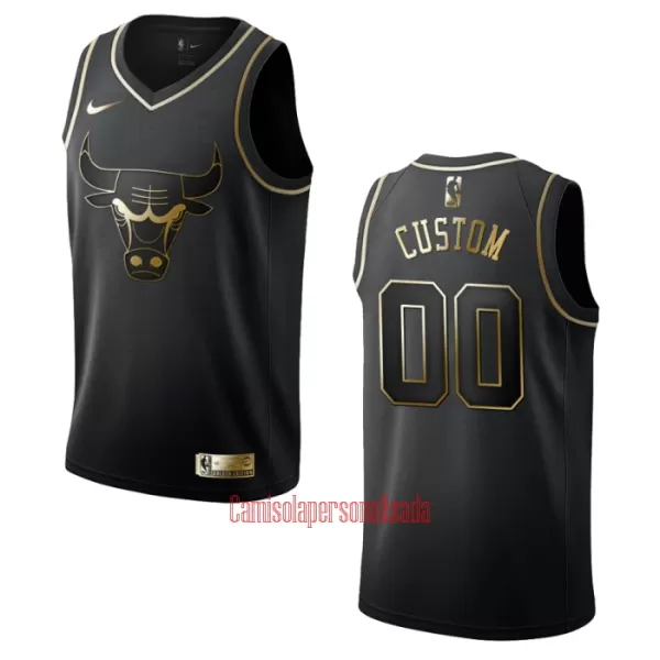 Camisolas Chicago Bulls Golden Edition Swingman Preto