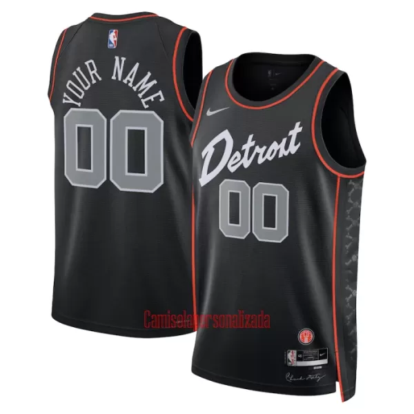 Camisolas Detroit Pistons City Edition 23/24 Swingman Preto