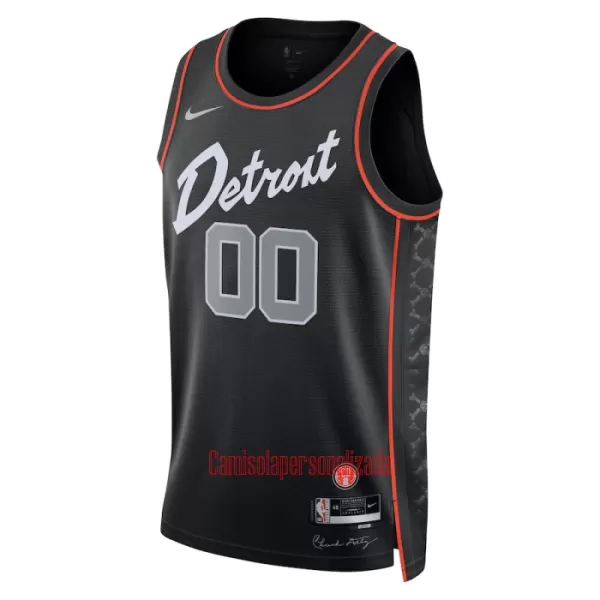 Camisolas Detroit Pistons City Edition 23/24 Swingman Preto