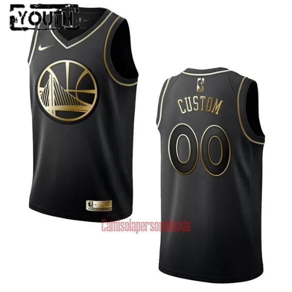 Camisolas Golden State Warriors Criança Golden Edition 23/24 Swingman Preto