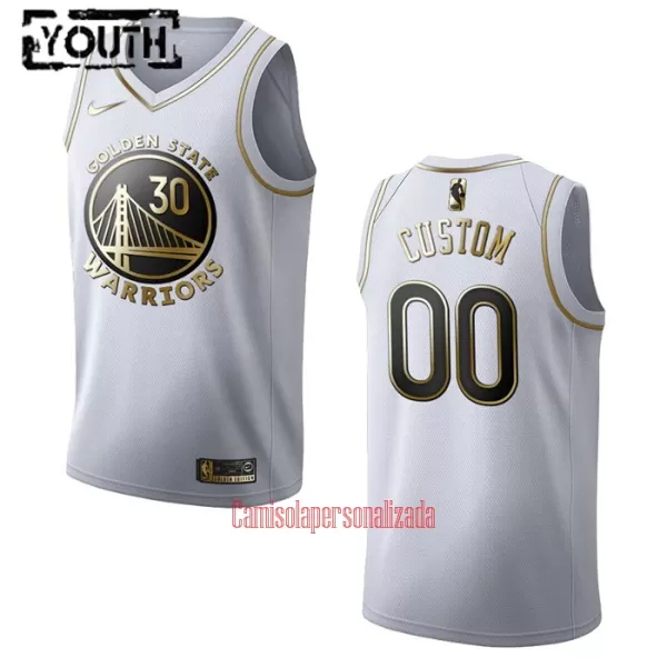 Camisolas Golden State Warriors Criança Golden Edition Swingman Branco