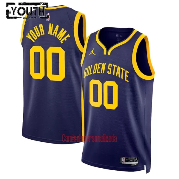 Camisolas Golden State Warriors Criança Statement Edition 23/24 Swingman Cerceta