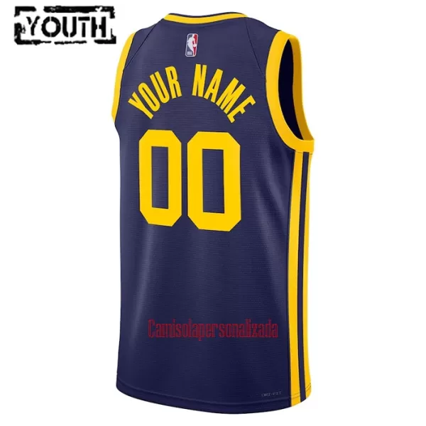 Camisolas Golden State Warriors Criança Statement Edition 23/24 Swingman Cerceta