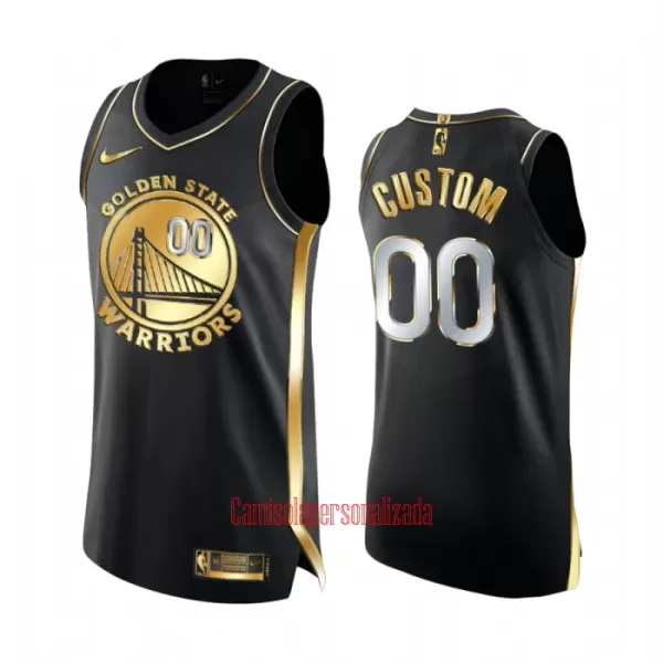 Limited Camisolas Golden State Warriors Golden Edition Swingman Preto