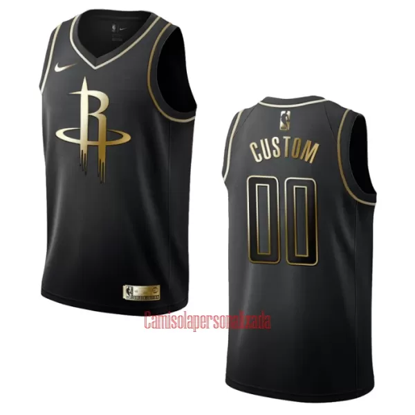 Camisolas Houston Rockets Golden Edition Swingman Preto