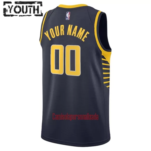 Camisolas Indiana Pacers Criança Icon Edition 23/24 Swingman Cerceta