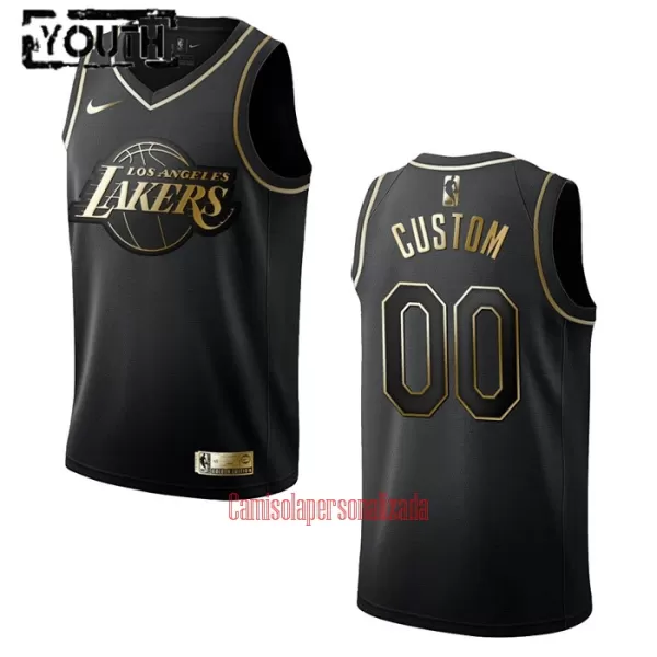 Camisolas Los Angeles Lakers Criança Golden Edition Swingman Preto