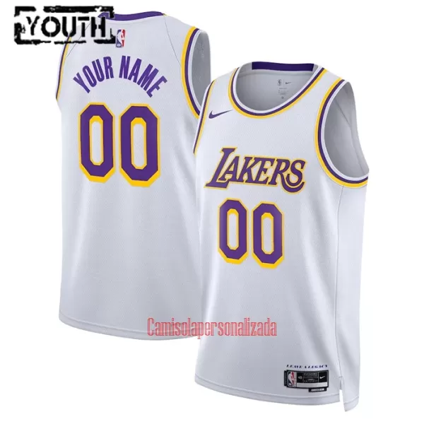 Camisolas Los Angeles Lakers Criança Icon Edition 23/24 Swingman Branco