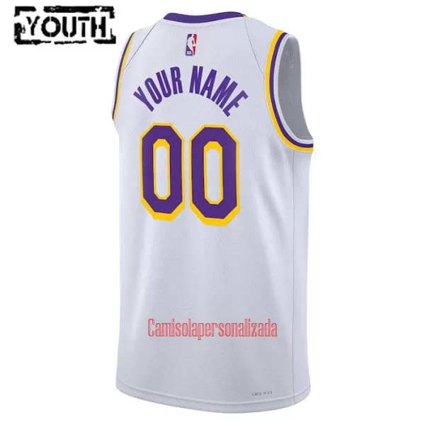 Camisolas Los Angeles Lakers Criança Icon Edition 23/24 Swingman Branco