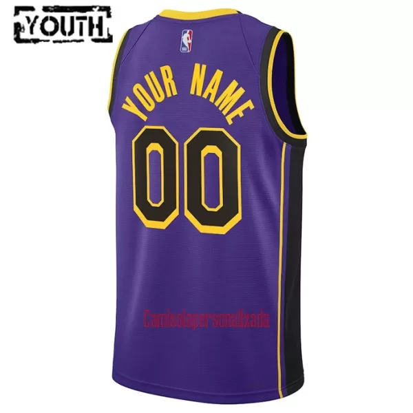 Camisolas Los Angeles Lakers Criança Statement Edition 23/24 Swingman Azul