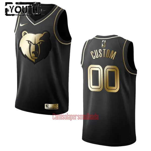 Camisolas Memphis Grizzlies Criança Golden Edition Swingman Preto