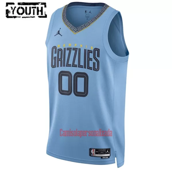 Camisolas Memphis Grizzlies Criança Statement Edition 23/24 Swingman Azul