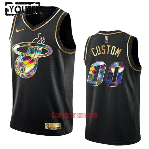 Camisolas Miami Heat Criança Diamond Edition Swingman Preto