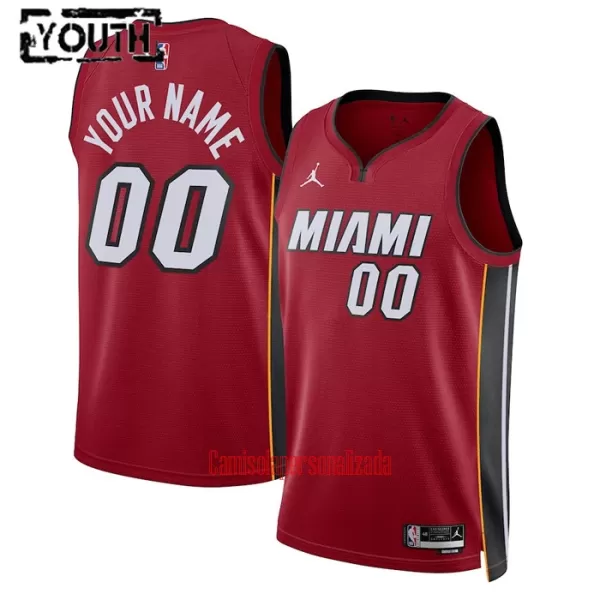 Camisolas Miami Heat Criança Statement Edition 23/24 Swingman Vermelho