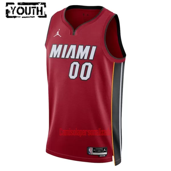 Camisolas Miami Heat Criança Statement Edition 23/24 Swingman Vermelho