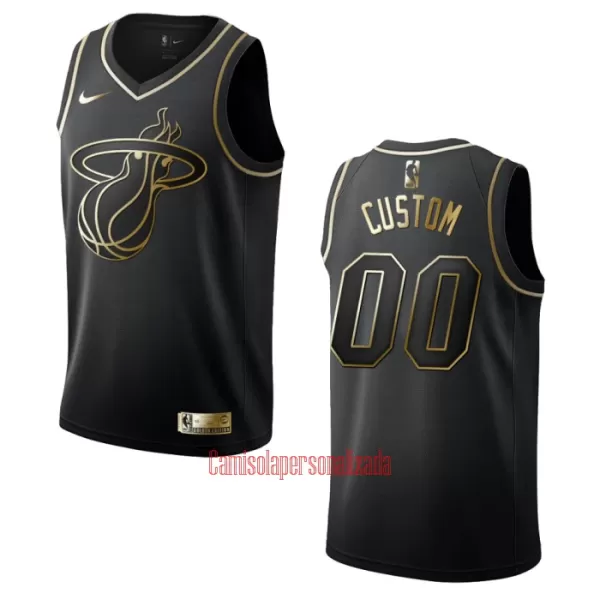 Camisolas Miami Heat Golden Edition Swingman Preto