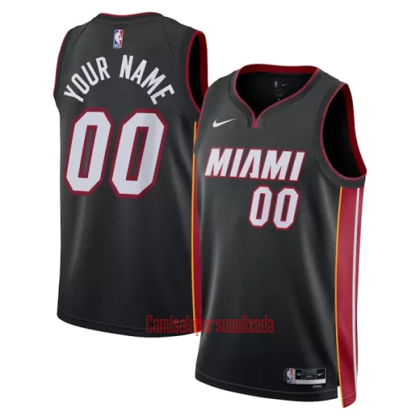 Camisolas Miami Heat Icon Edition 23/24 Swingman Preto