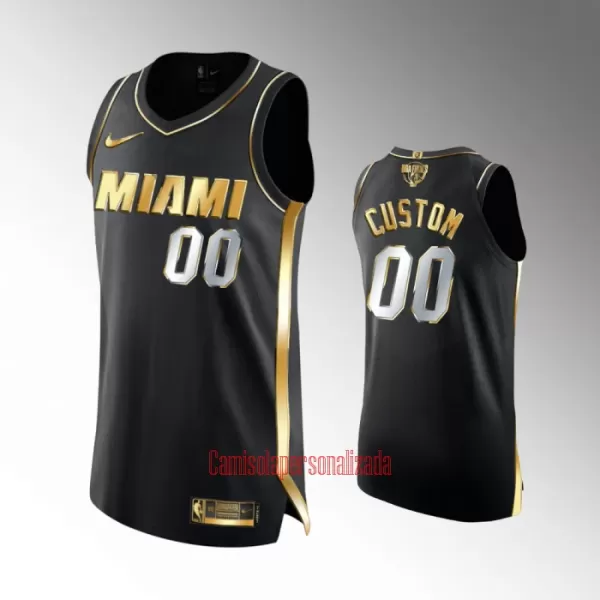 Limited Camisolas Miami Heat Golden Edition Swingman Preto