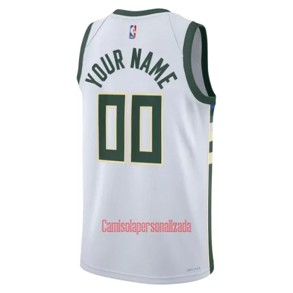 Camisolas Milwaukee Bucks Association Edition 23/24 Swingman Branco