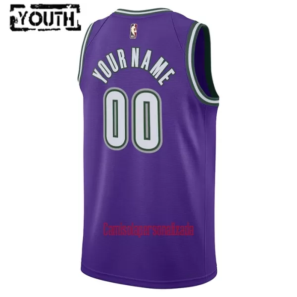 Camisolas Milwaukee Bucks Criança Classic Edition Swingman Tolet