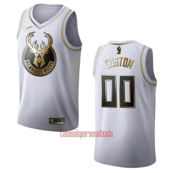 Camisolas Milwaukee Bucks Golden Edition Swingman Branco