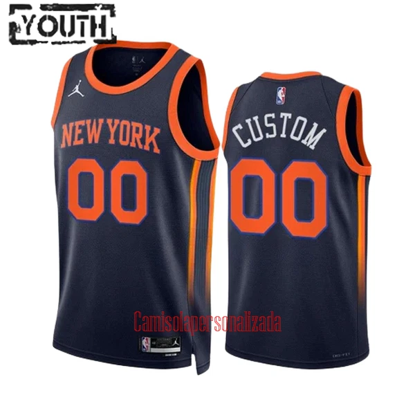 Camisolas New York Knicks Criança Statement Edition 23/24 Swingman Cerceta