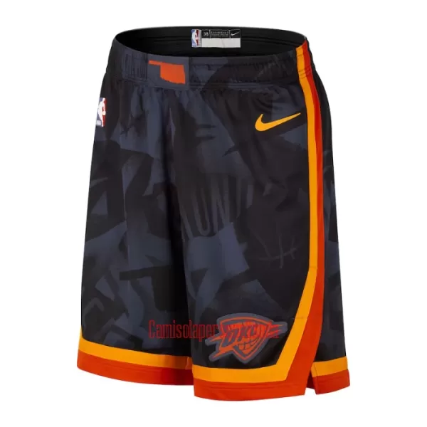 Calções NBA Oklahoma City Thunder City Edition Swingman Cerceta