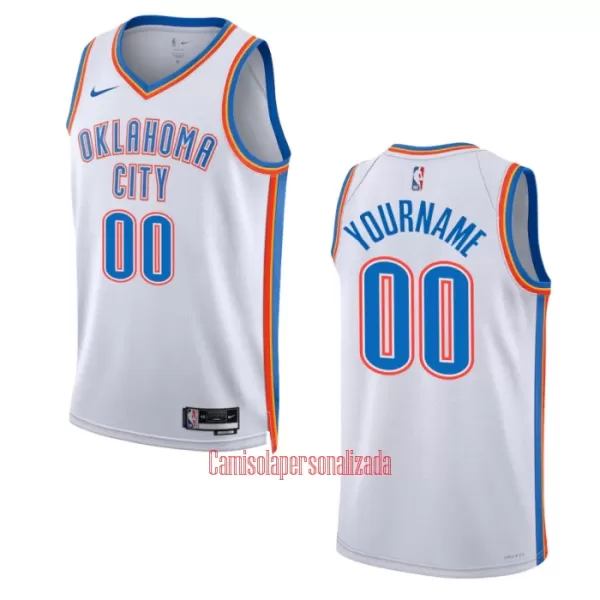 Camisolas Oklahoma City Thunder Association Edition 23/24 Swingman Branco