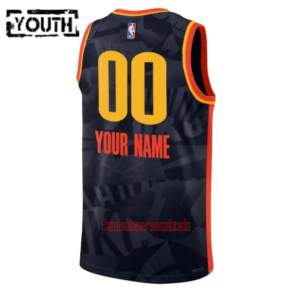 Camisolas Oklahoma City Thunder Criança City Edition 23/24 Swingman Cerceta