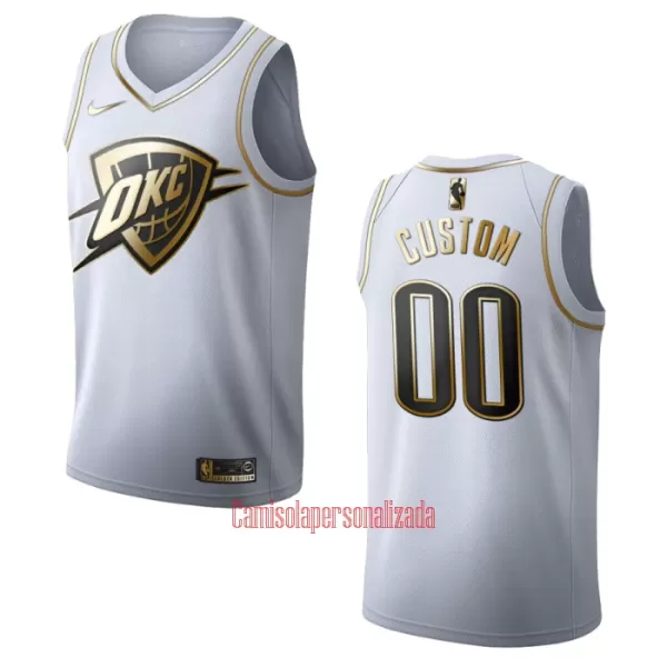 Camisolas Oklahoma City Thunder Golden Edition Swingman Branco