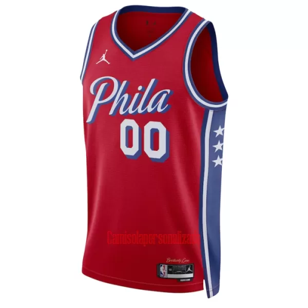 Camisolas Philadelphia 76ers Statement Edition 23/24 Swingman Vermelho