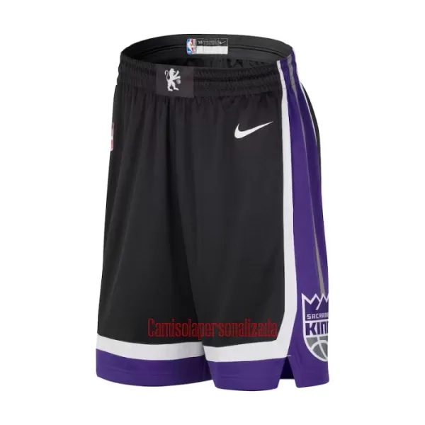 Calções NBA Sacramento Kings Icon Edition Swingman Preto